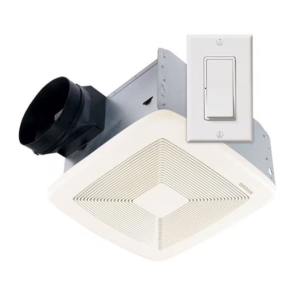 Broan-Nutone SSQTXE110 110 CFM Smartsense Fan with Control, Broan-Nutone, Mfr#: SSQTXE110